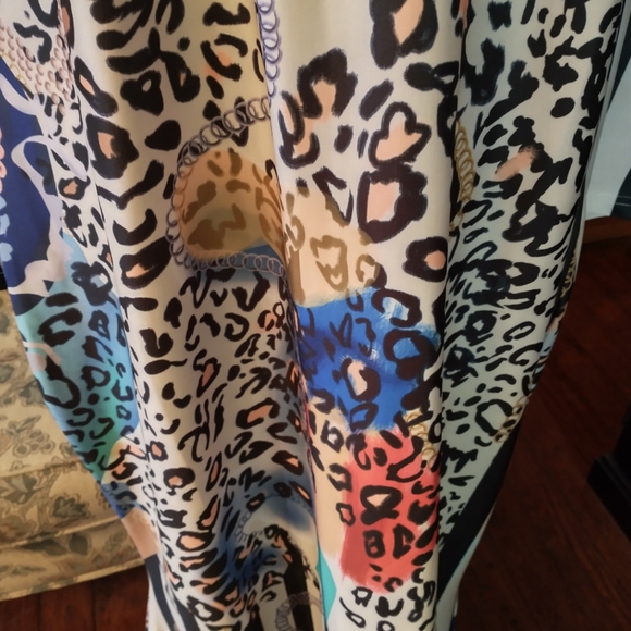 Shein Curve Striped/Animal Print Maxi Dress - Picture 5 of 11